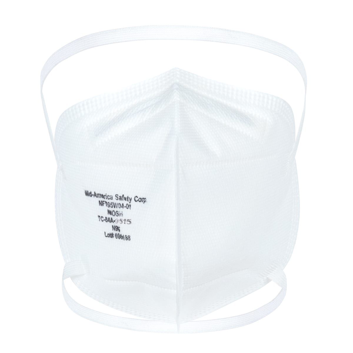 N95 Respirator Front View