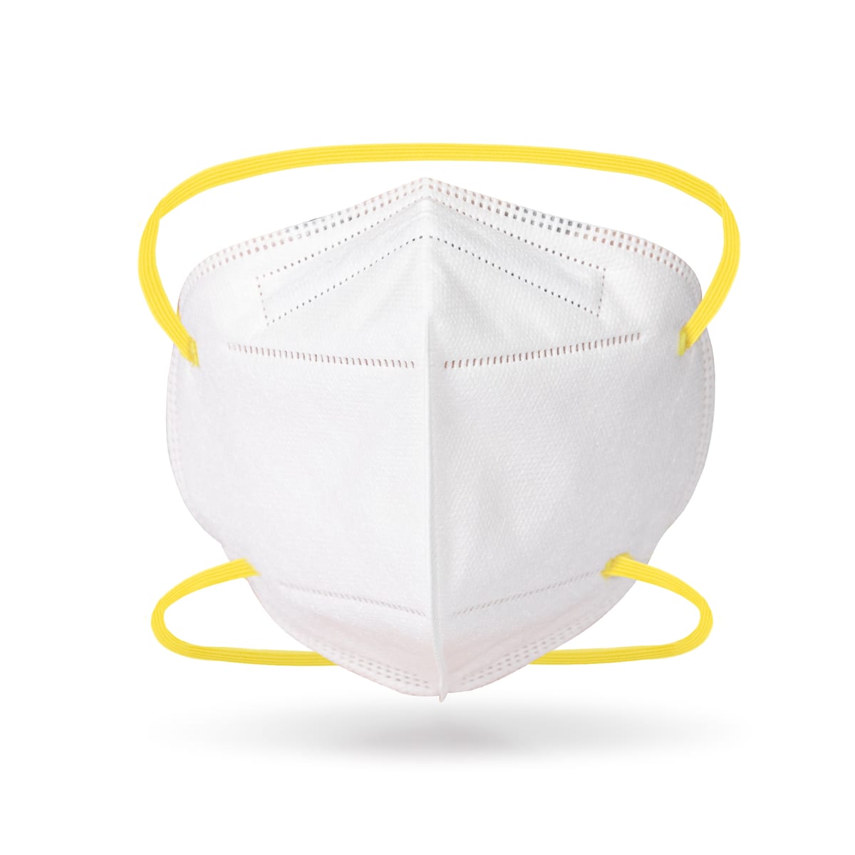 White Flat Fold Face Mask